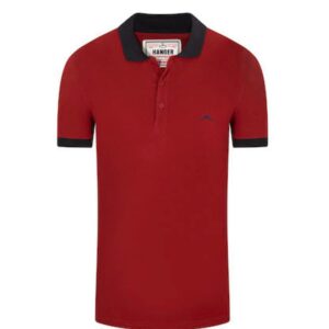 Camiseta Tipo Polo Pique Wine